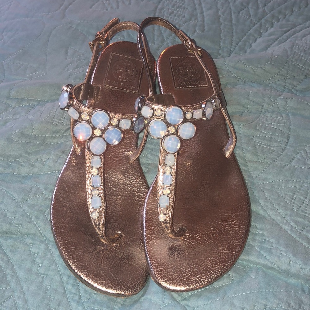 Tory Burch Gold Sandals